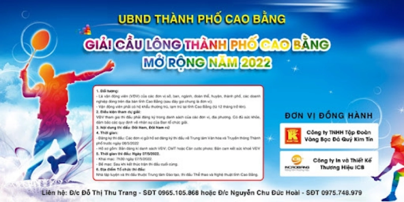 Thủ Tục Đăng Ký Giải Cầu Lông Trong Nước