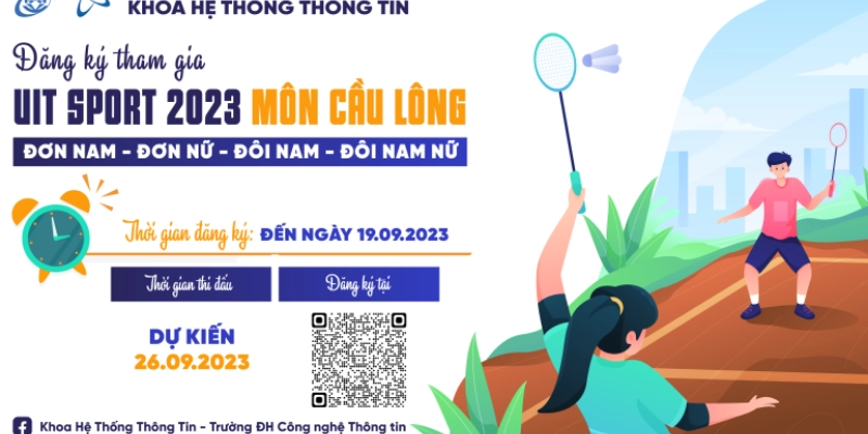 Thủ Tục Đăng Ký Giải Cầu Lông Trong Nước